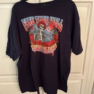 Grateful Dead Fare Thee Well 2015 Chicago Soldiers Field Shirt Sz 3XL
